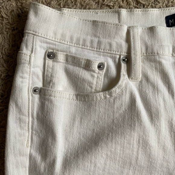 J. Crew Mercantile White Straight Leg Jeans - Picture 4 of 8